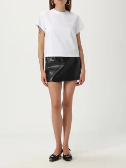 T-shirt in cotone con logo Alexander Wang