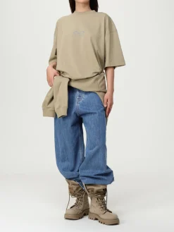 T-shirt in cotone con logo Vetements