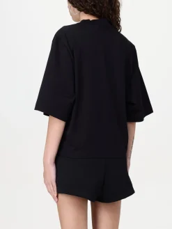 T-shirt in cotone con logo Palm Angels