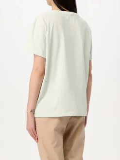 T-shirt in cotone con logo Twinset