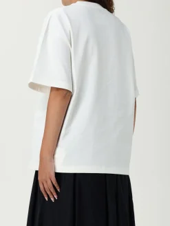 T-shirt in cotone con logo Jil Sander