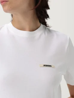 T-shirt in cotone con logo Jacquemus