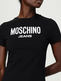 T-shirt in cotone con logo Moschino Jeans