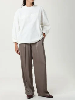 T-shirt in cotone con logo Jil Sander