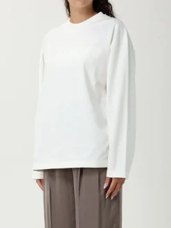 T-shirt in cotone con logo Jil Sander