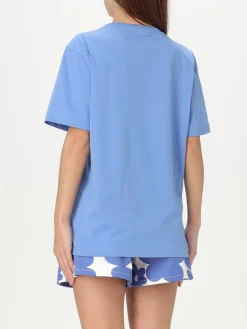 T-shirt in cotone con maxi logo Marni