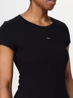 T-shirt in cotone con mini logo Dsquared2