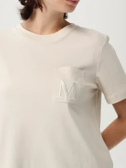 T-shirt in cotone con monogramma 's Max Mara