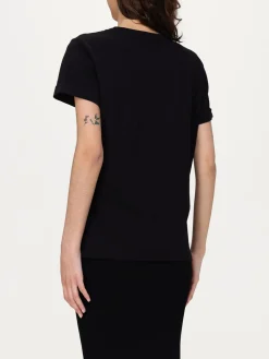 T-shirt in cotone con monogramma Liu Jo