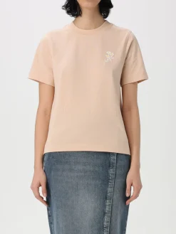 T-shirt in cotone con monogram TG Burberry