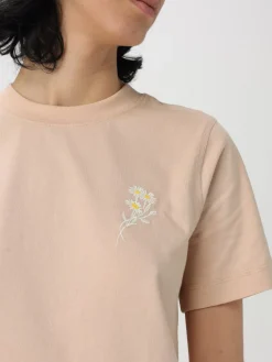 T-shirt in cotone con monogram TG Burberry