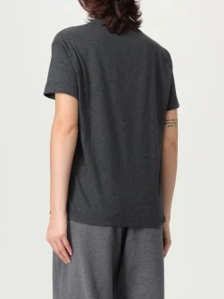 T-shirt in cotone con paillettes Brunello Cucinelli