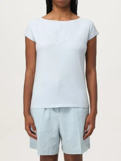 T-shirt in cotone con ricami Polo Ralph Lauren