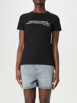 T-shirt in cotone con slogan Karl Lagerfeld