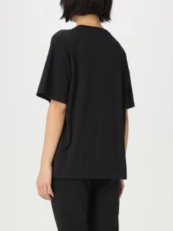 T-shirt in cotone con stampa grafica e logo Dondup