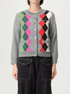 T-shirt in cotone organico con logo cuore Ganni