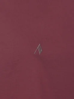 T-shirt in cotone over con logo ricamato The Attico