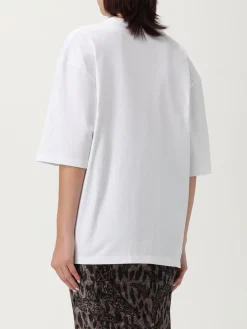 T-shirt in cotone over con logo Fiorucci