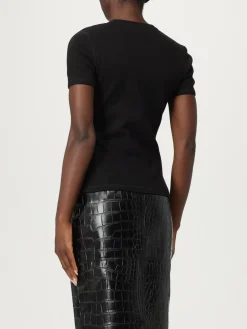 T-shirt in cotone slim McQueen con logo