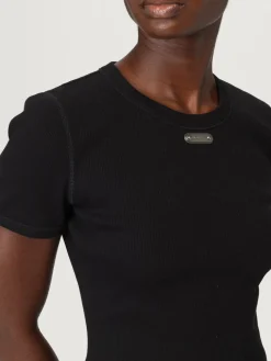 T-shirt in cotone slim McQueen con logo