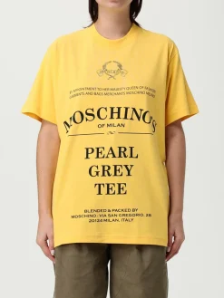 T-shirt in cotone stampata Moschino Couture