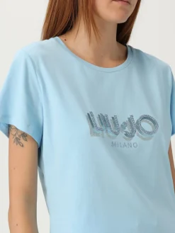 T-shirt in cotone stretch Liu Jo