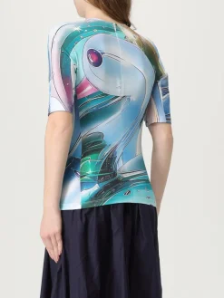 T-shirt in cotone stretch stampato Tory Burch