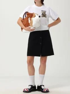 T-shirt in cotone Teddy Moschino Couture