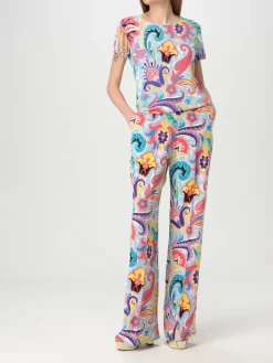 T-shirt in seta paisley Etro