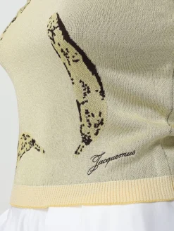 T-shirt Jacquemus in maglia stampata