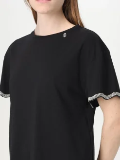T-shirt Liu Jo in cotone con inserti di strass
