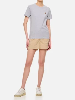 T-shirt Maison Kitsuné in cotone con logo