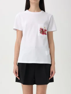 T-shirt Max Mara in cotone con logo
