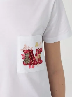 T-shirt Max Mara in cotone con logo