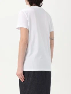T-shirt Max Mara in cotone con stampa logo