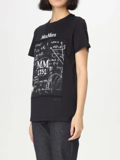 T-shirt Max Mara in cotone con stampa logo