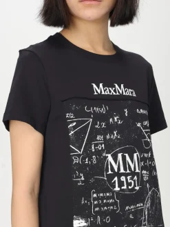 T-shirt Max Mara in cotone con stampa logo
