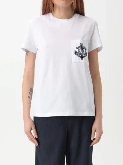 T-shirt Max Mara in cotone con logo