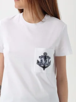 T-shirt Max Mara in cotone con logo