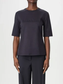 T-shirt Max Mara in misto viscosa con zip