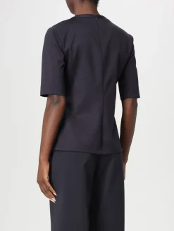 T-shirt Max Mara in misto viscosa con zip