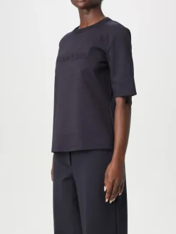 T-shirt Max Mara in misto viscosa con zip