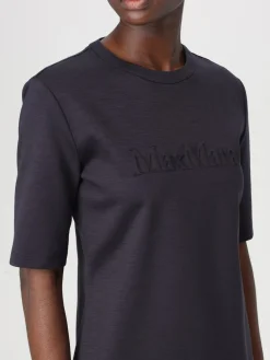 T-shirt Max Mara in misto viscosa con zip