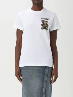 T-shirt Moschino Couture in cotone con logo