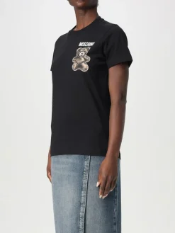 T-shirt Moschino Couture in cotone con logo