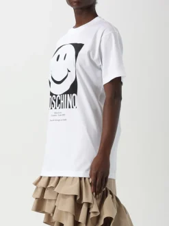 T-shirt Moschino Couture in cotone con stampa