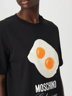 T-shirt Moschino Couture in cotone con stampa