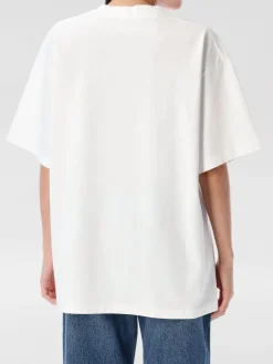 T-shirt oversize in cotone con logo Alexander Wang