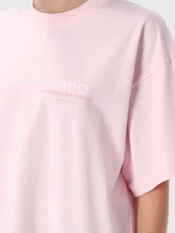 T-shirt oversize in cotone con logo Alexander Wang