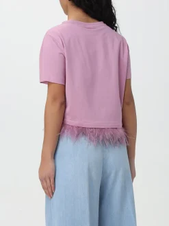 T-shirt Pinko con piume